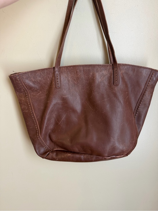 The Sak Handbags - The Sak Faye Gen Tote Large Leather Brown Shoulder Bag Classic Boho Distressed